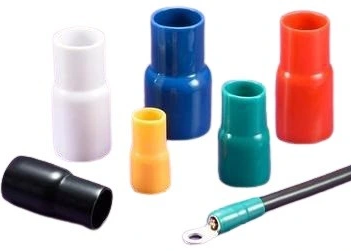 Aislant. para ter-cable PVC rojo.