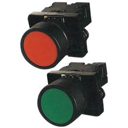 Pulsd. verde 110V mini cuadr