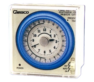Cuentahora 220V 60HZ para riel con
