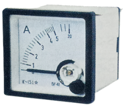 Amperimetro 0-30A AC panel 2"