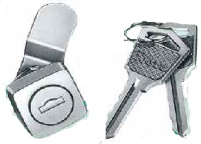 Cerradura para armar. gris push L8