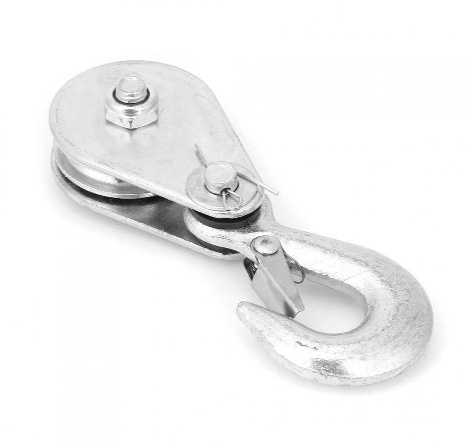 Gancho para soga C/POLEA-1 (3")5"