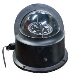 Brujula 4" base negra 12V
