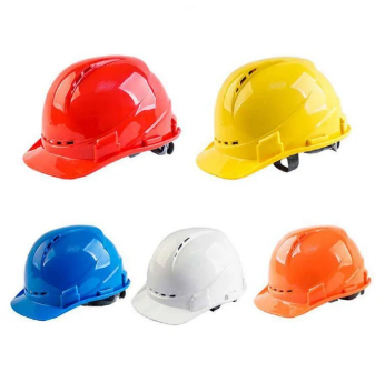 Casco plástico blanco con tu