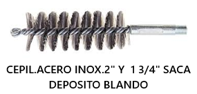 Cepillos Nylon y de acero inox.