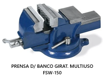 Prensa de banco 6" giratoria